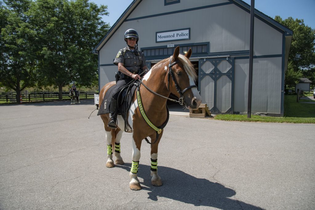 mounted police Henri Captain Lisa Rakes