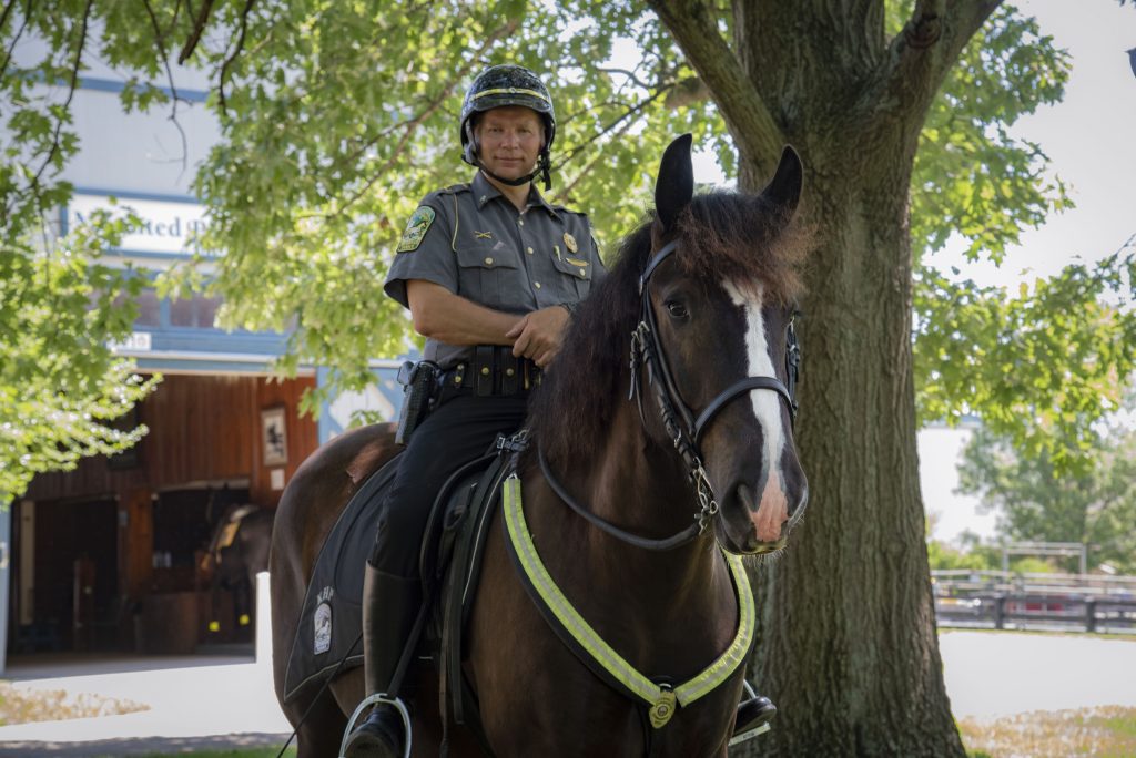 mounted police koda sergeant johnson